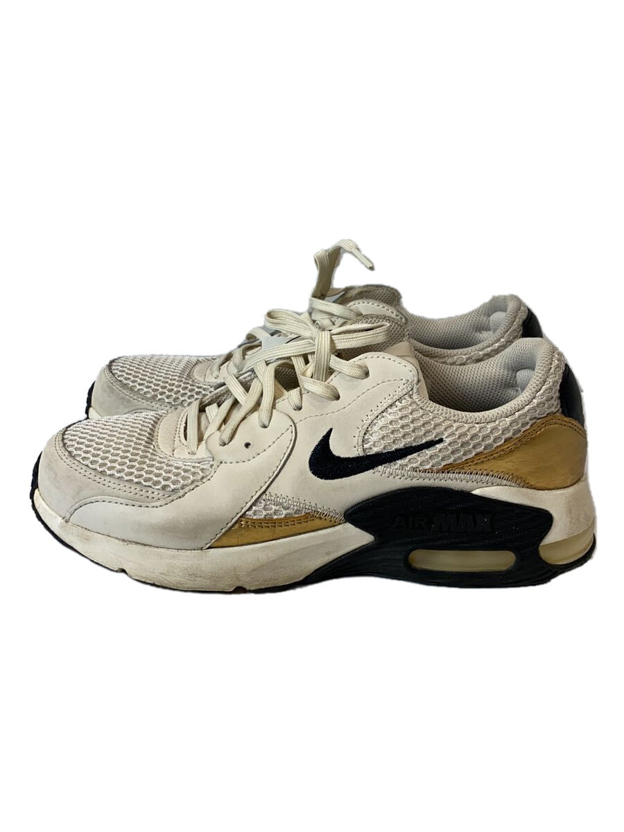 【中古】NIKE◆AIR MAX EXCEE_エア マックス エクシー/25.5cm/WHT/レザー【シューズ】