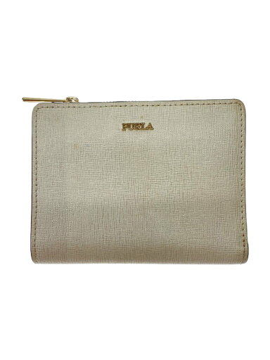 【中古】FURLA◆2つ折り財布/レザー/WHT/無地/レディース//【服飾雑貨他】 【中古】FURLA◆2つ折り財布/レザー/WHT/無地/レディース//【服飾雑貨他】