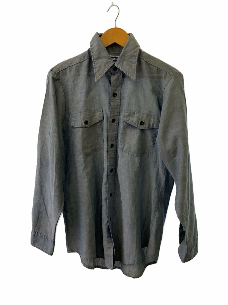 【中古】big smith◆長袖シャツ/--/--/BLU【メンズウェア】