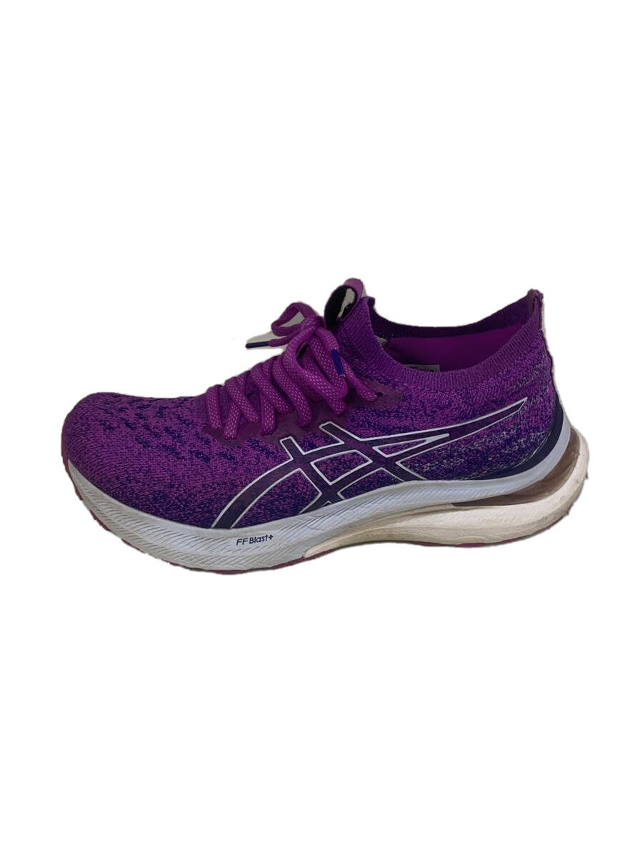 【中古】ASICS◆ローカットスニーカー/25cm/PUP/コットン/f450722【シューズ】