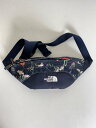 【中古】THE NORTH FACE◆ウエストバッグ/--/NVY/花柄/NM72101【バッグ】