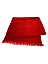 【中古】Cartier◆マフラー/カシミア/RED/レディース【服飾雑貨他】