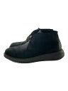 【中古】COLE HAAN◆チャッカブーツ/25.5cm/BLK/レザー/C36921【シューズ】