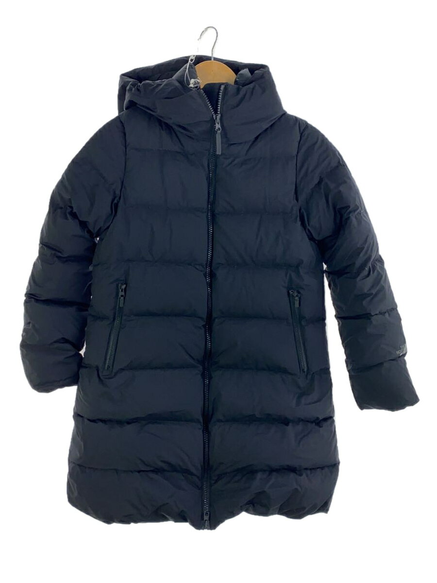 【中古】THE NORTH FACE◆NDW91864/ウインドストッパーダウンシェルコート/M/ナイロン/ブラック/無地【レディースウェア】