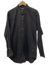 【中古】RALPH LAUREN◆長袖シャツ/M/コットン/BLK【メンズウェア】(4)