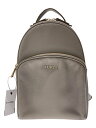 【中古】FURLA◆リュック/レザー/KHK/無地【バッグ】