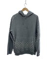 【中古】LOUIS VUITTON◆モノグラムサークルカットフーディパーカー/XXL/コットン/GRY/グレー/RM222Q UYR HNY40W【メンズウェア...
