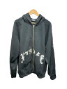 【中古】X-LARGE◆ジップパーカー/XL/コットン/ブラック【メンズウェア】(4)