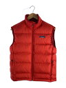 【中古】patagonia◆ダウンベスト/L/ポリエステル/RED/68342F8【レディースウェア ...