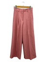 【中古】BALLSEY◆ワイドパンツ/34/ウール/PNK/11-04-24-04301【レディースウェア】