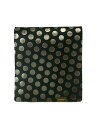 【中古】所作◆3つ折り財布/レザー/BLK/ドット/メンズ【服飾雑貨他】(4)