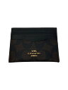 【中古】COACH◆カードケース/PVC/BRW/総柄/レディース【服飾雑貨他】(4)