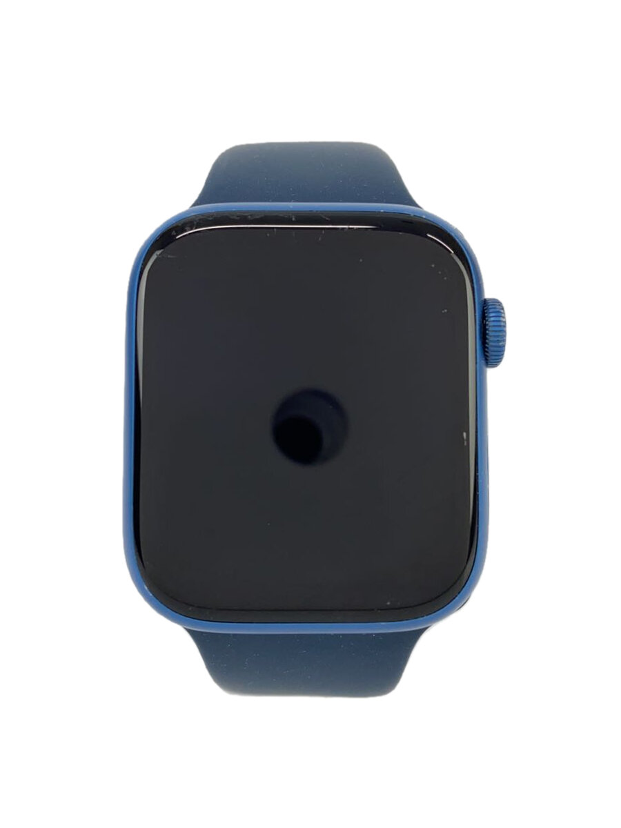 【中古】Apple◆Apple Watch Series 7 GPSモデル 45mm [ブルー] MKN83J/A/ラバー【服飾雑貨他】