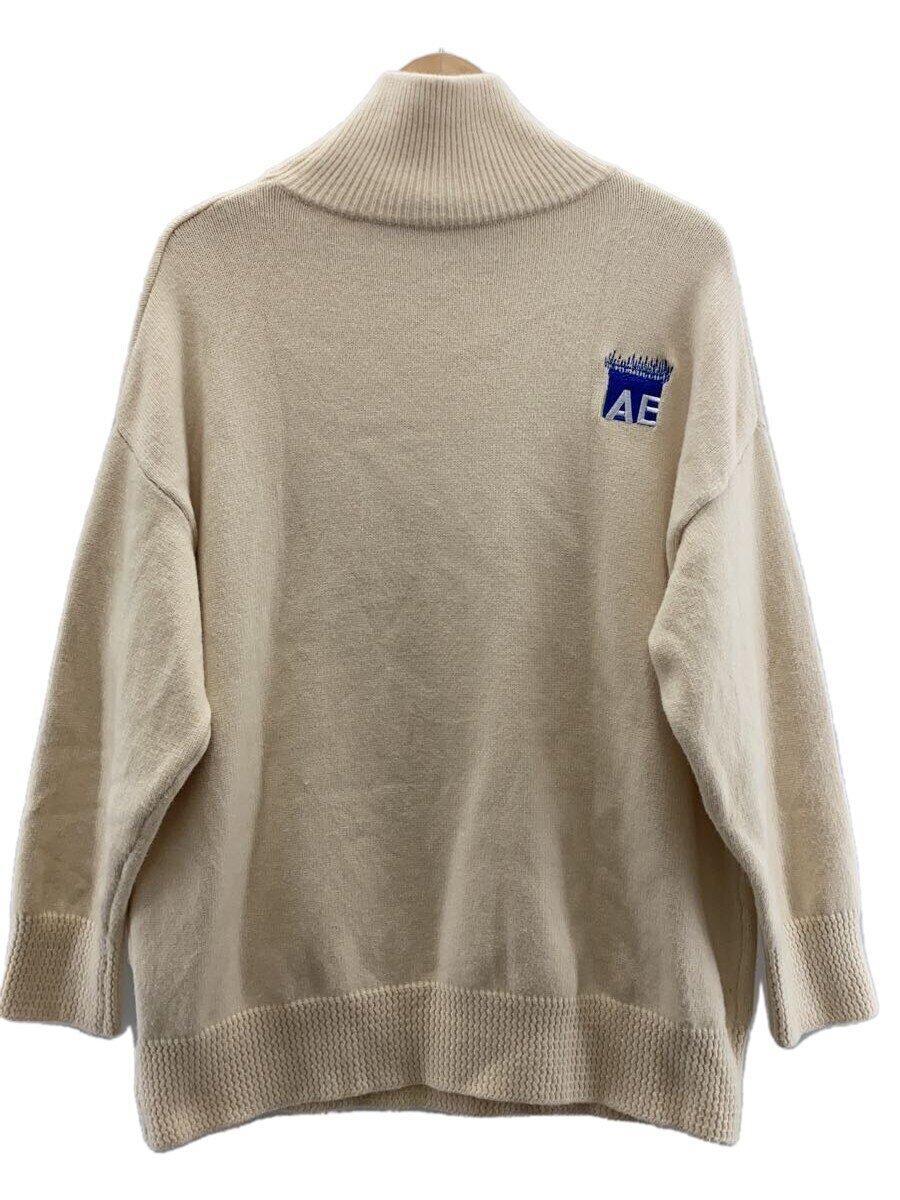 【中古】ADER ERROR◆ニット・セーター(厚手)/--/コットン/CRM/無地【メンズウェア】