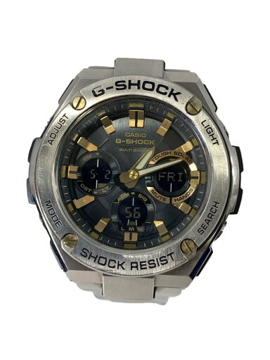 【中古】CASIO◆ソーラー腕時計・G-SHOCK/デジアナ/SLV【服飾雑貨他】 【中古】CASIO◆ソーラー腕時計・G-SHOCK/デジアナ/SLV【服飾雑貨他】