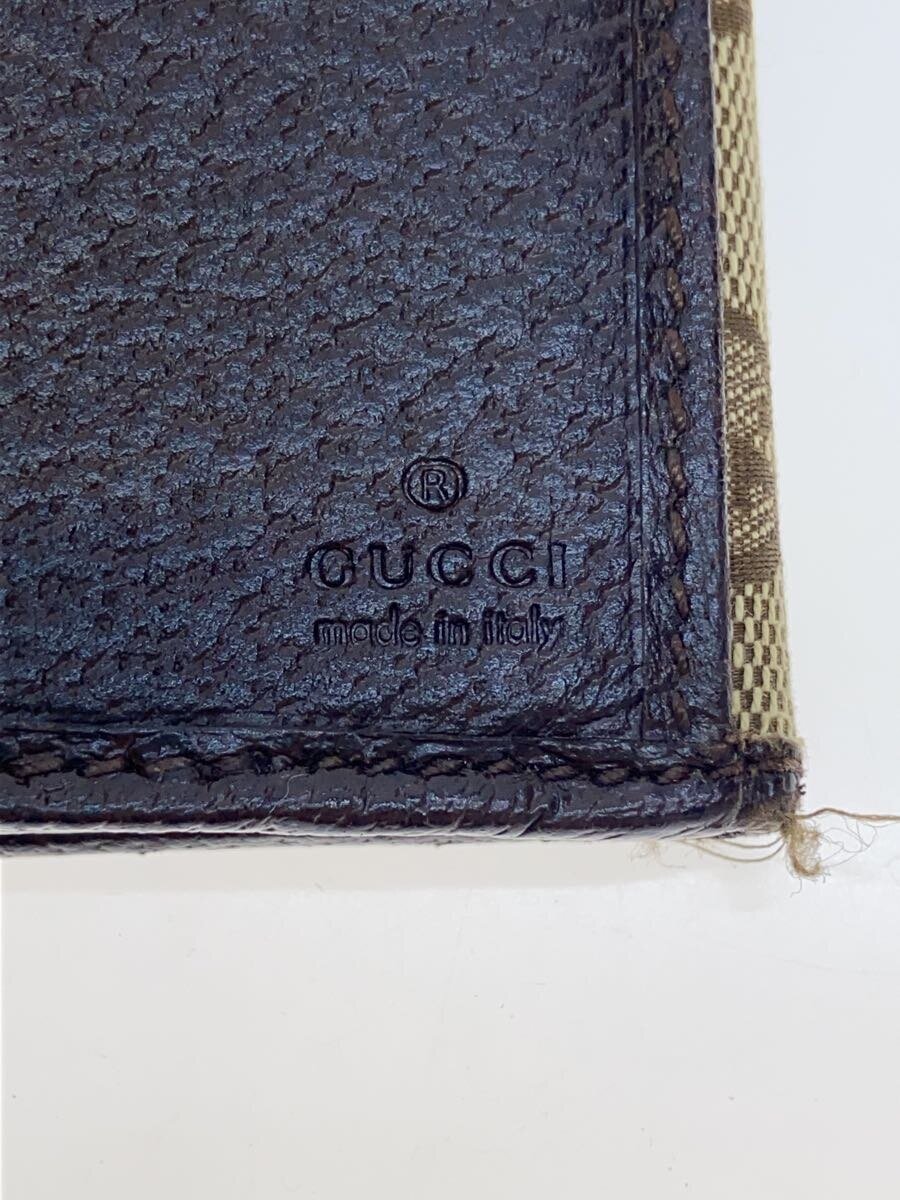 【中古】GUCCI◆長サイフ_GGキャンバス/キャンバス/BEG/ベージュ/レディース/112715【服飾雑貨他】