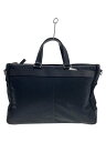 【中古】COACH◆ブリーフケース/ナイロン/BLK/無地/F70937/ショルダーストラップ欠品/角擦れ汚れ有【バッグ】