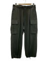 【中古】EDIFICE◆カーゴパンツ/L/ポリエステル/KHK/無地/24-030-300-6150-1-0【メンズウェア】