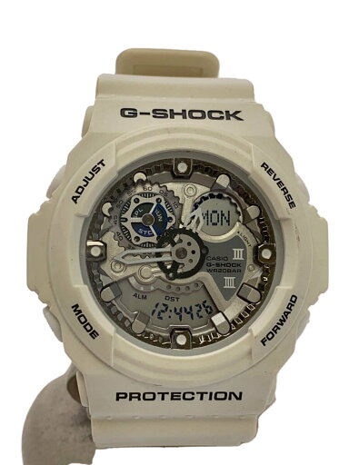 【中古】CASIO◆クォーツ腕時計・G-SHOCK/デジアナ/WHT【服飾雑貨他】 【中古】CASIO◆クォーツ腕時計・G-SHOCK/デジアナ/WHT【服飾雑貨他】