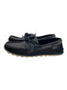 【中古】COACH◆デッキシューズ/25.5cm/BLK/c3097【シューズ】