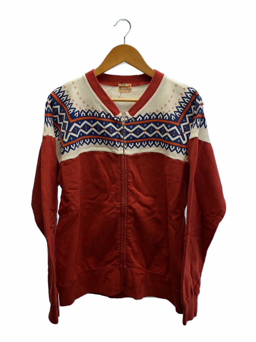 【中古】Whitesville◆スウェット/M/コットン/RED【メンズウェア】