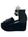 【中古】PIPPICHIC◆サンダル/35.5/BLK【シューズ】(4)
