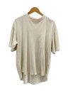 【中古】NUMBER (N)INE◆ナンバーナイン/819523008/Tシャツ/3/コットン/クリーム【メンズウェア】