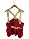 【中古】Mountain Research◆FIELD VEST/ベスト/FREE/ポリエステル/RED/無地/MTR-2399【メンズウェア】