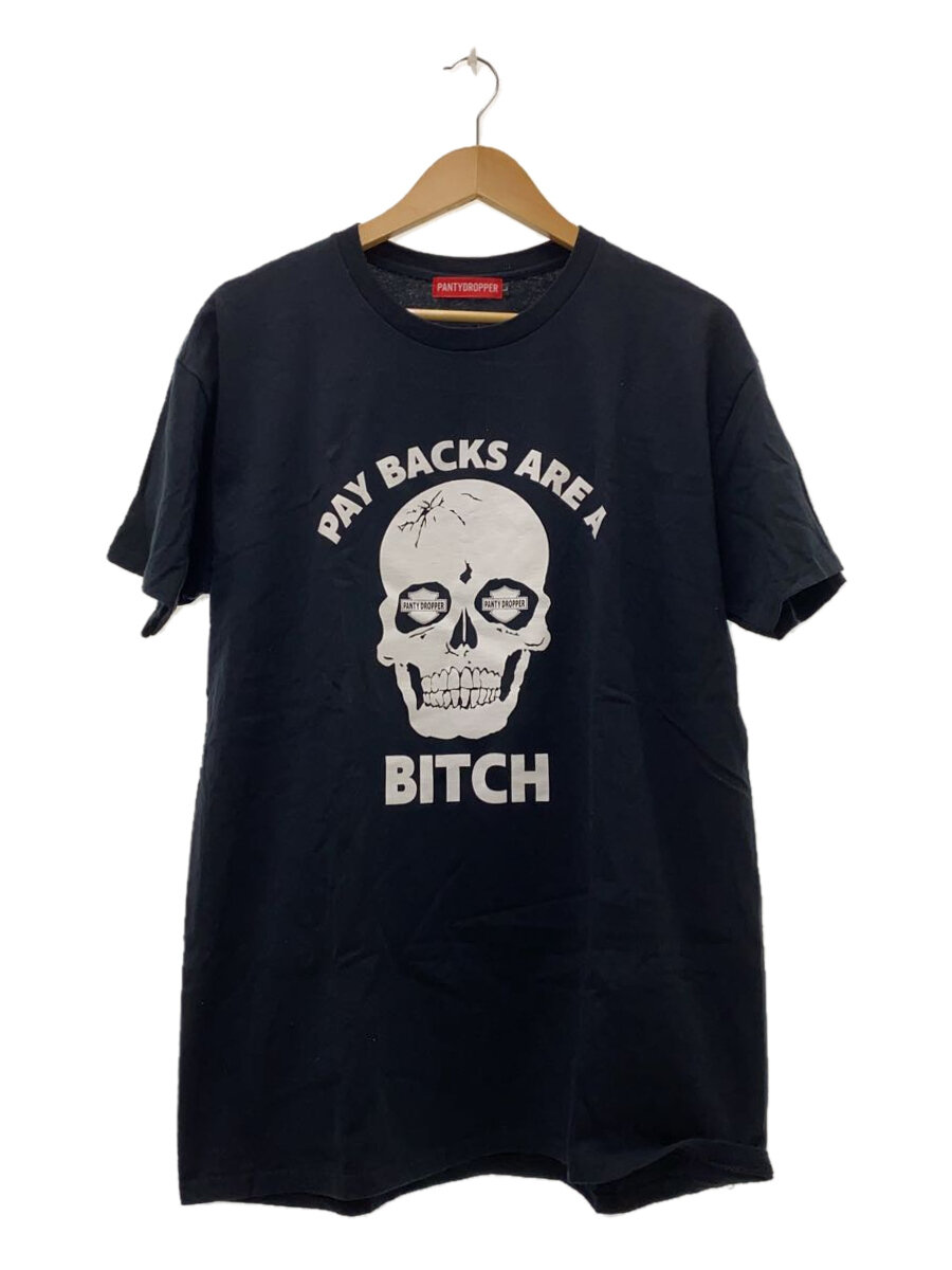 【中古】Tシャツ/L/コットン/BLK/プリント/PANTYDROPPER【メンズウェア】