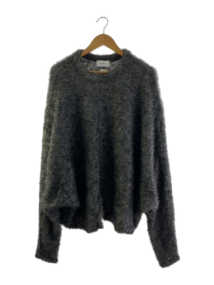 【中古】Knuth Marf◆ニット・セーター(厚手)/FREE/ポリエステル/シルバー/KM23WG06//【レディースウェア】