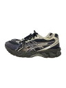 【中古】ASICS◆GEL-KAYANO 14/ローカットスニーカー/1203A430/ブラック/25cm【シューズ】