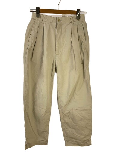 【中古】POLO RALPH LAUREN◆POLO CHINO/2タック/ボトム/--/コットン/IVO/無地【メンズウェア】 【中古】POLO RALPH LAUREN◆POLO CHINO/2タック/ボトム/--/コットン/IVO/無地【メンズウェア】