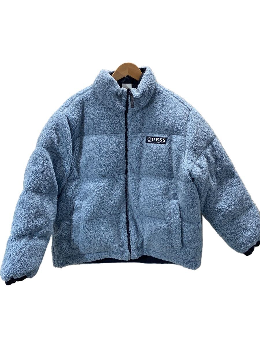 【中古】GUESS◆ブルゾン/XL/ポリエステル/BLU/ML4W5880【メンズウェア】