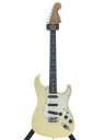 【中古】Fender Japan◆ST72-75/WH/1993〜1994/黒プラスティックパーツ/ヘッド木部割れ有り【楽器】