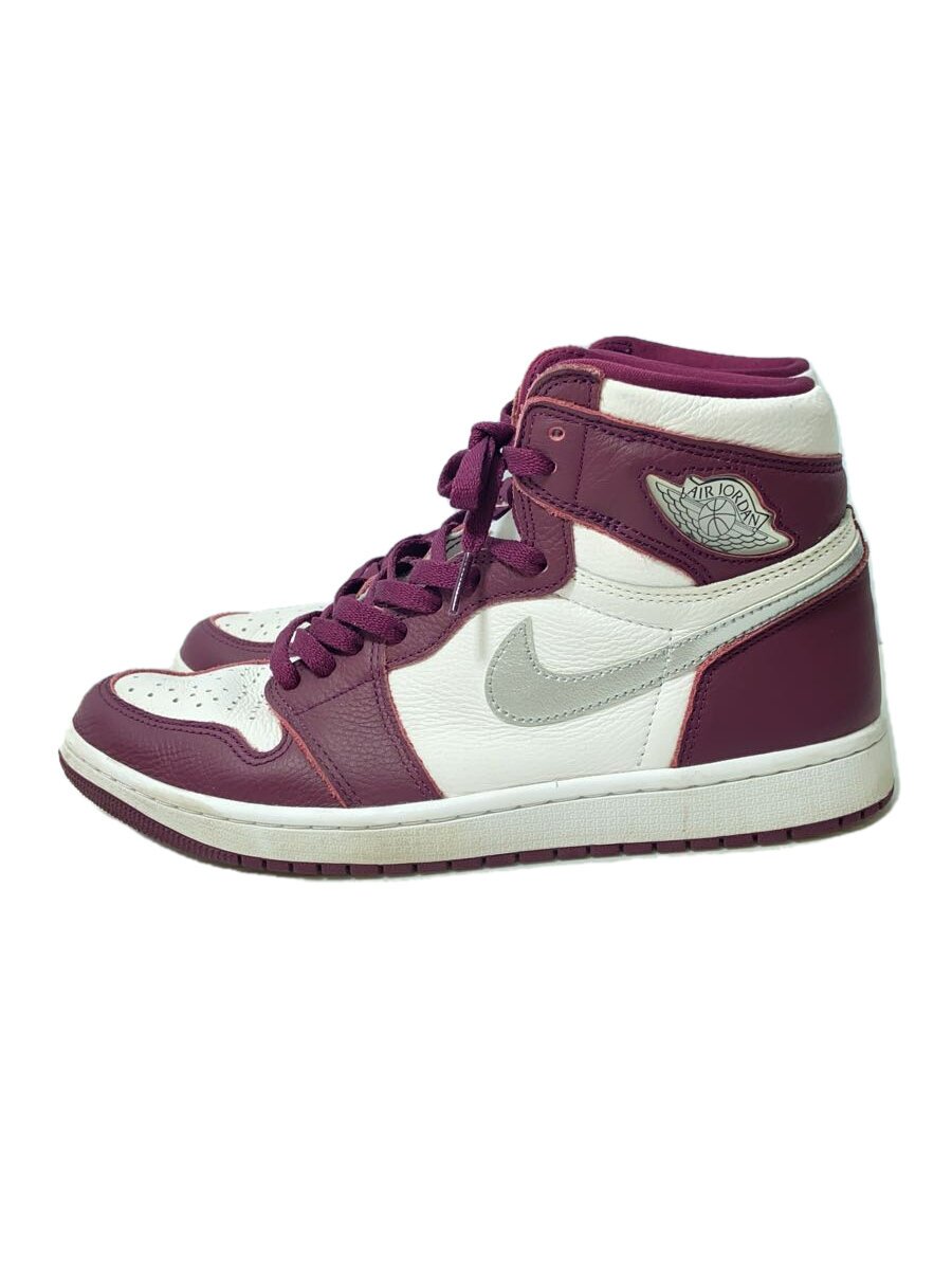 NIKE◆AIR JORDAN 1/スニーカー/27.5cm/ボルドー/555088-611/ナイキ