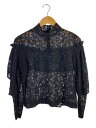 【中古】AKIRA NAKA◆長袖ブラウス/36/レーヨン/BLK/AR1812BK【レディースウェア】