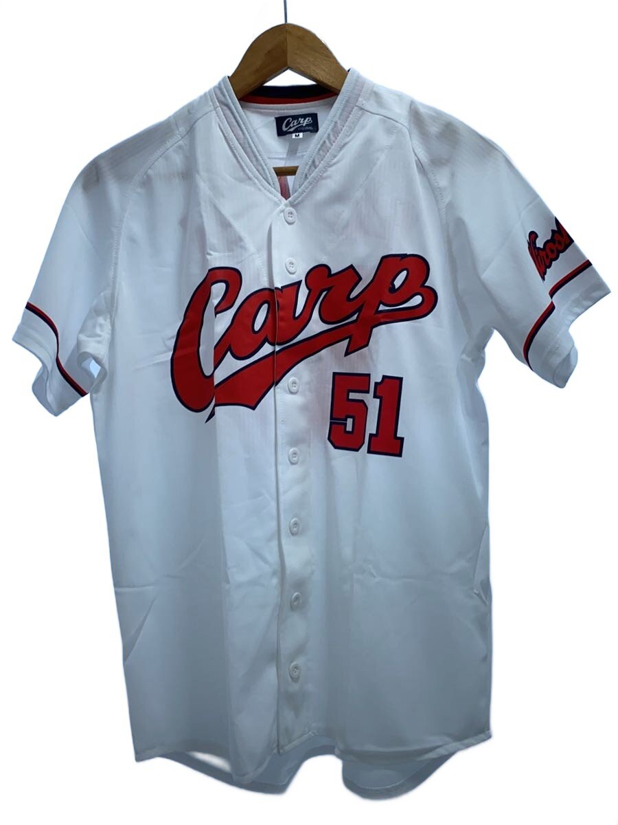 【中古】広島東洋カープ/鈴木誠也/ユニフォーム/#51//M/WHT【スポーツ】