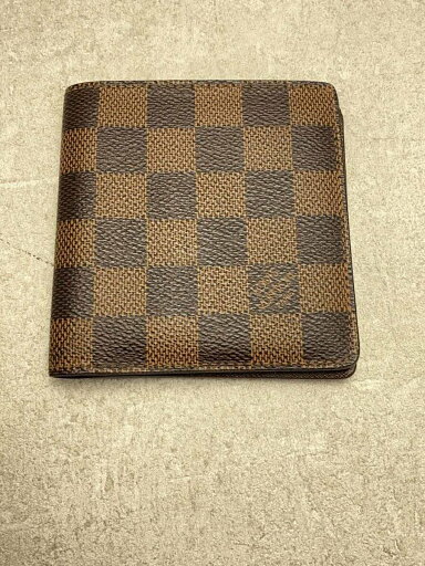 【中古】LOUIS VUITTON◆ポルト・ビエ・6カルト・クレディ_ダミエ・エベヌ_BRW/PVC/BRW/メンズ【服飾雑貨他】 【中古】LOUIS VUITTON◆ポルト・ビエ・6カルト・クレディ_ダミエ・エベヌ_BRW/PVC/BRW/メンズ【服飾雑貨他】