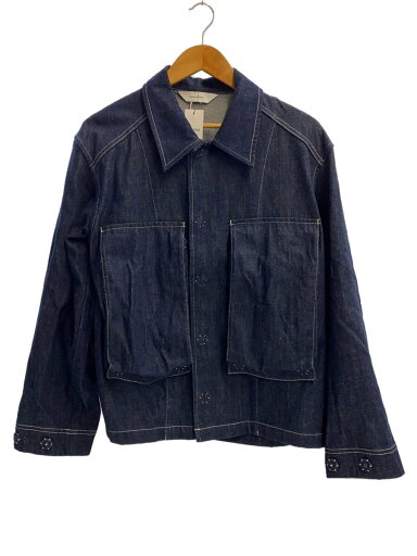 【中古】Sasquatchfabrix.◆UTILITY FULL FLAP DENIM JACKET/Gジャン/L/コットン/IDG/24SS-SY9-004【メンズウェア】 【中古】Sasquatchfabrix.◆UTILITY FULL FLAP DENIM JACKET/Gジャン/L/コットン/IDG/24SS-SY9-004【メンズウェア】