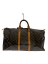 【中古】LOUIS VUITTON◆キーポル55_モノグラム・キャンバス_BRW/PVC/BRW【バッグ】