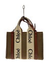 【中古】Chloe◆WOODY/フェルト/ハンドバッグ/--/BEG//【バッグ】
