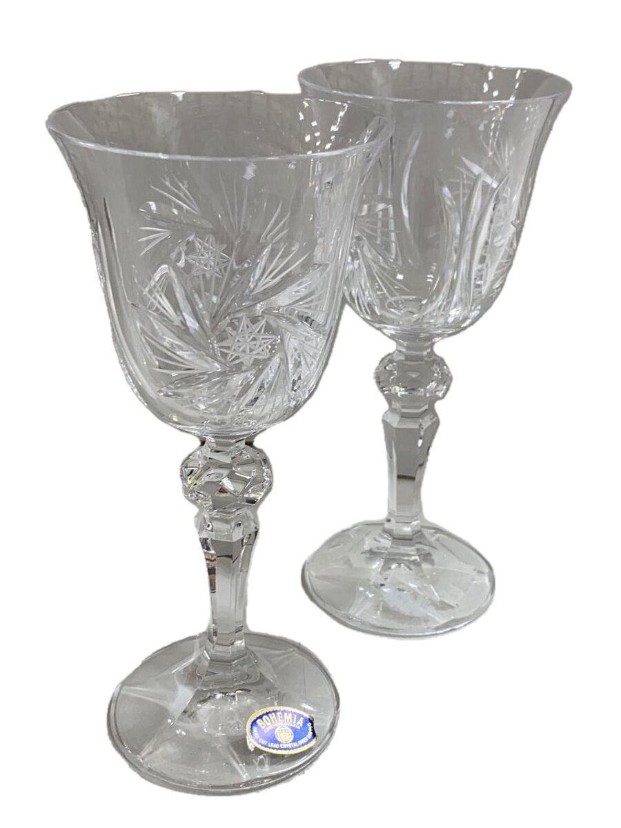 【中古】Bohemia◆ペアグラス/グラス/2点セット/CLR【キッチン用品】