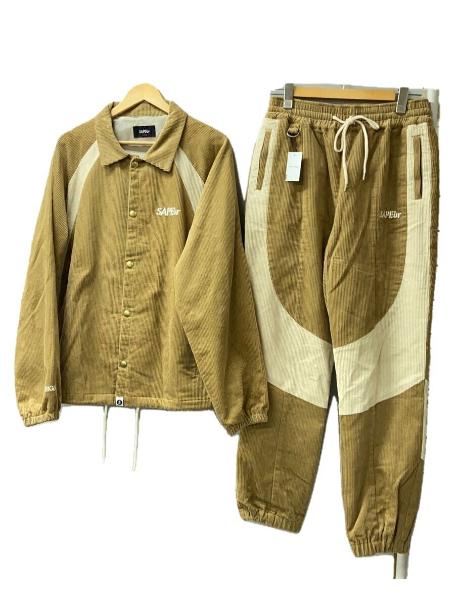 【中古】A Elegantes SAPEur◆Corduroy Set Up/セットアップ/L/コーデュロイ/CML【メンズウェア】