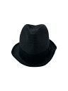 【中古】CALEE◆ハット/M/BLK/無地/メンズ【服飾雑貨他】