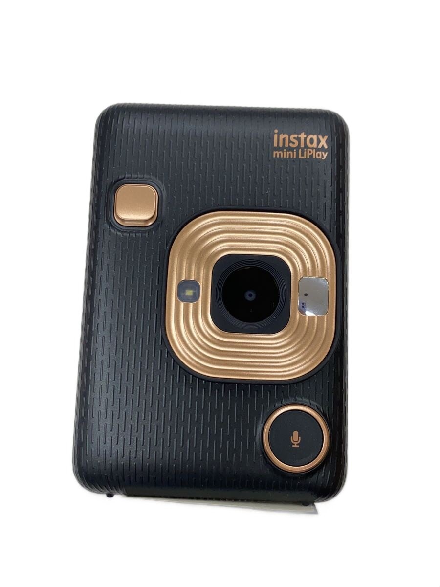 【中古】FUJIFILM◆コンパクトデジタルカメラ instax mini INSTAX MINI LIPLAY ELEGANT BLACK//【カメラ】