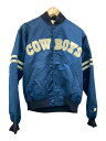 【中古】STARTER◆90S/USA製/スタジャン/--/ナイロン/BLU【メンズウェア】