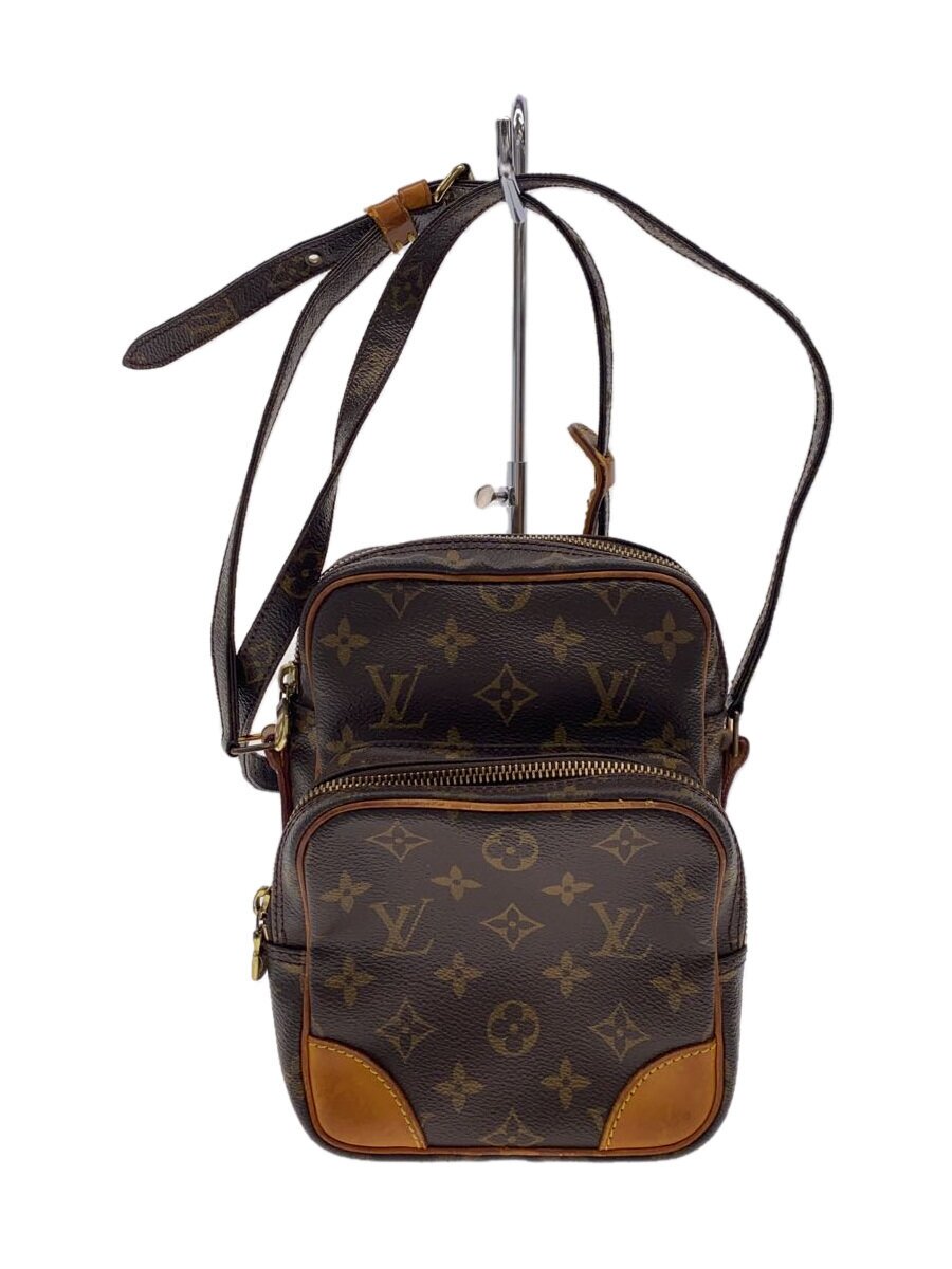 LOUIS VUITTON - 【中古】LOUIS VUITTON◆アマゾン_モノグラム・キャンバス_BRW/PVC/BRW【バッグ】