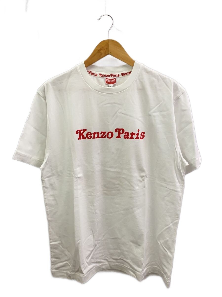 【中古】KENZO◆Tシャツ/S/コットン/WHT【メンズウェア】