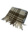 【中古】TWEED MILL◆マフラー/ウール/IVO/チェック/レディース【服飾雑貨他】(4)