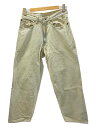 【中古】BEAMS◆24SS/ワイドフィットデニムパンツ/ボトム/S/コットン/IDG/11-21-0299-791【メンズウェア】